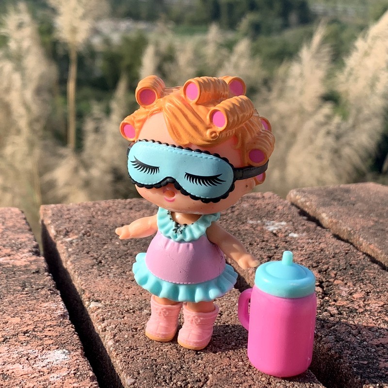 lol doll with curlers